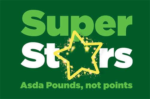 Super Stars Asda Pounds, not points trademark