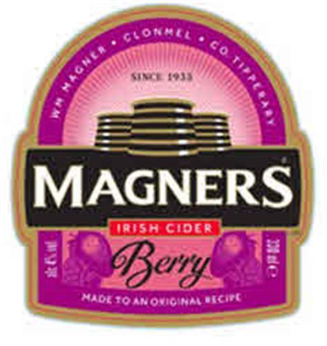 WM MAGNER, CLONMEL, CO. TIPPERARY, SINCE 1935, MAGNERS IRISH CIDER, BERRY, MADE TO AN ORIGINAL RECIPE trademark