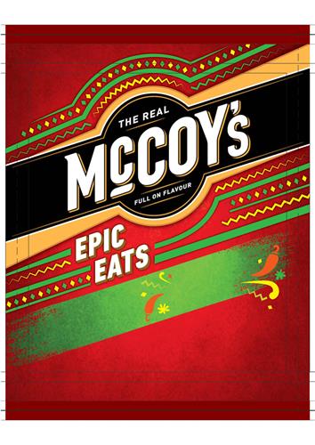 THE REAL MCCOY's FULL ON FLAVOUR EPIC EATS trademark