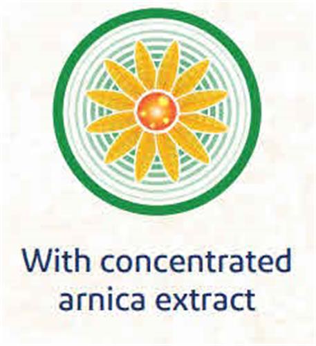 WITH CONCENTRATED ARNICA EXTRACT trademark