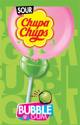 SOUR CHUPA CHUPS BUBBLE GUM trademark