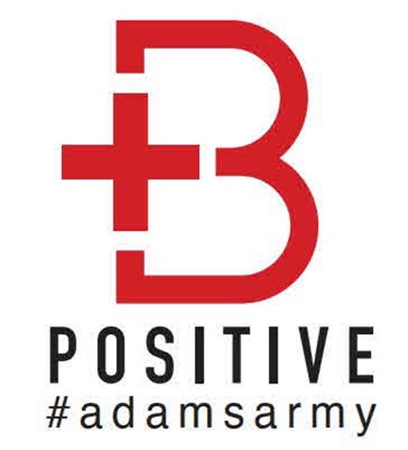 B POSITIVE #adamsarmy trademark