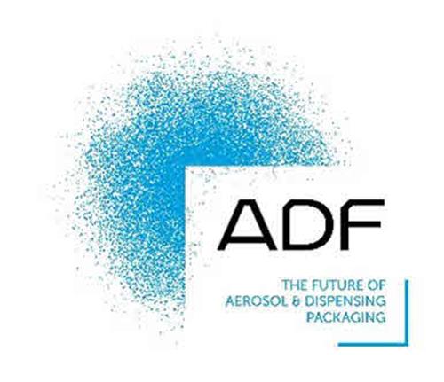 ADF THE FUTURE OF AEROSOL & DISPENSING PACKAGING trademark