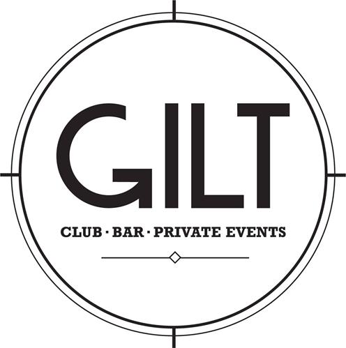 GILT CLUB . BAR . PRIVATE EVENTS trademark