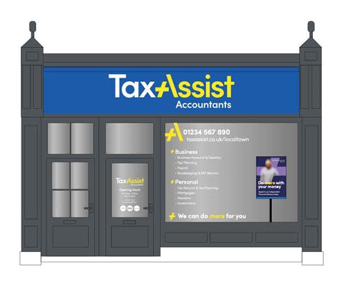 TAXASSIST ACCOUNTANTS 
A 01234 567 890 
TAXASSIST.CO.UK/LOCALTOWN 
+ BUSINESS 
BUSINESS ACCOUNTS & TAXATION
TAX PLANNING 
PAYROLL 
BOOKKEEPING & VAT RETURNS 
+ PERSONAL 
TAX RETURNS & TAX PLANNING
MORTGAGES
PENSIONS
INVESTMENTS
+ WE CAN DO MORE FOR YOU trademark