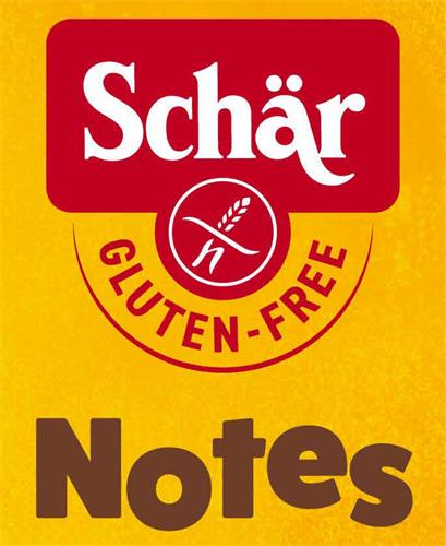 SCHÄR GLUTEN-FREE NOTES trademark