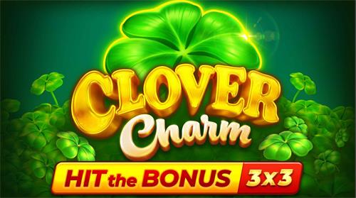 CLOVER Charm HIT the BONUS 3×3 trademark