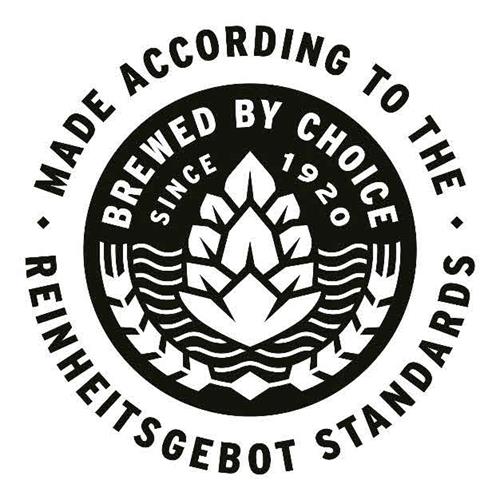 BREWED BY CHOICE SINCE 1920 MADE ACCORDING TO THE REINHEITSGEBOT STANDARDS trademark