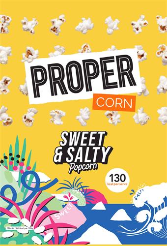 PROPER CORN SWEET & SALTY POPCORN trademark