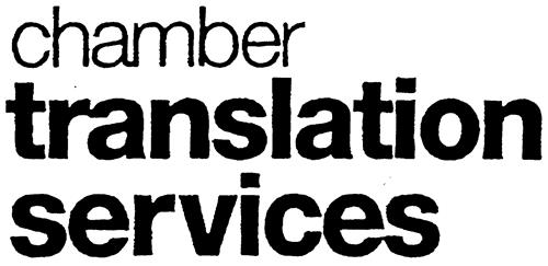 chamber translation services trademark