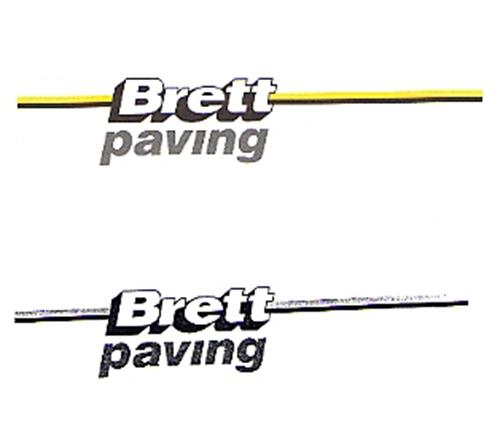 Brett paving trademark