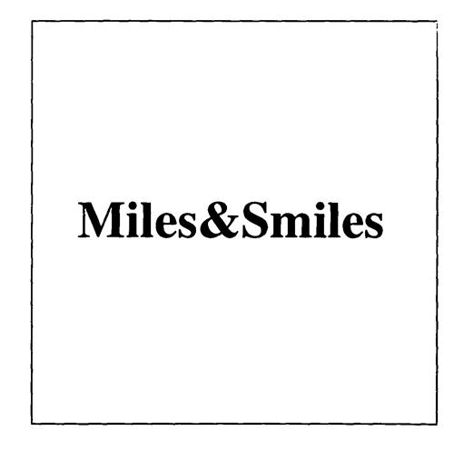 Miles&Smiles trademark