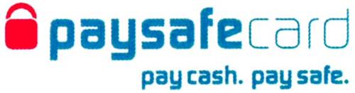 paysafecard pay cash. pay safe. trademark