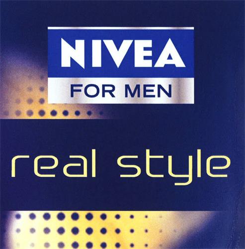 NIVEA FOR MEN real style trademark