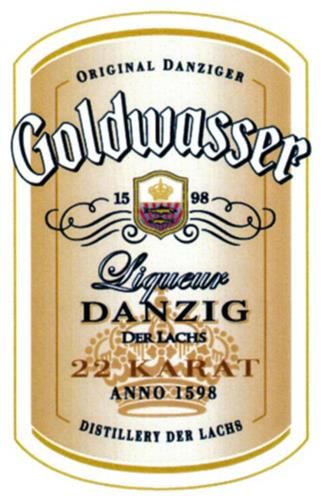 ORIGINAL DANZIGER Goldwasser trademark