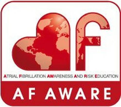 af AF AWARE ATRIAL FIBRILLATION AWARENESS AND RISK EDUCATION trademark