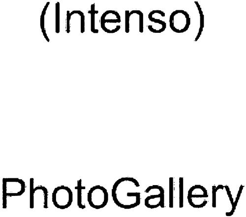 (Intenso) PhotoGallery trademark