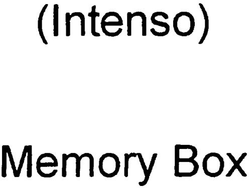 (Intenso) Memory Box trademark