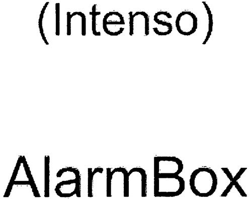 (Intenso) AlarmBox trademark