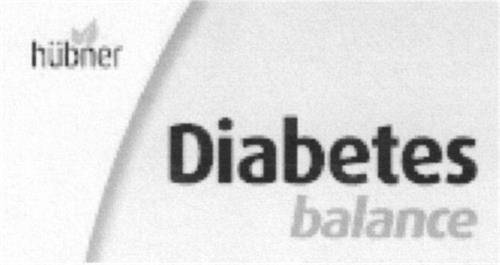 hübner Diabetes balance trademark