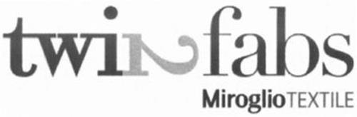 twin fabs Miroglio TEXTILE trademark