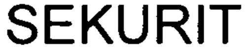 SEKURIT trademark