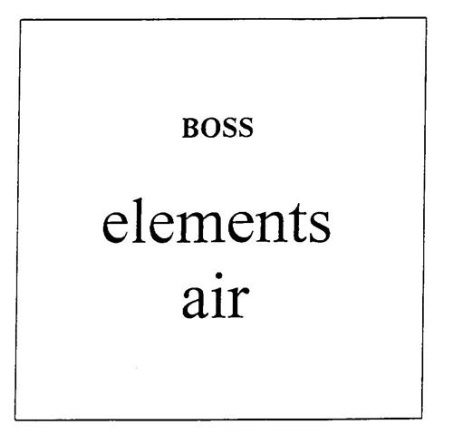 BOSS ELEMENTS AIR trademark