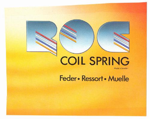 ROC COIL SPRING Feder - Ressort - Muelle trademark