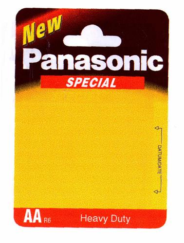 New Panasonic SPECIAL AA R5 Heavy Duty trademark