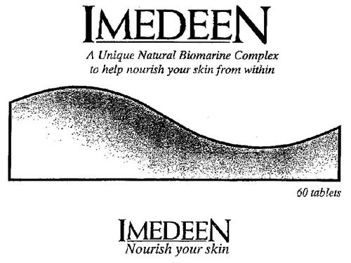 IMEDEEN A Unique Natural Biomarine Complex to help nourish your skin from within IMEDEEN Nourish your skin trademark