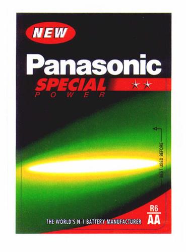 NEW Panasonic Special Power AA trademark