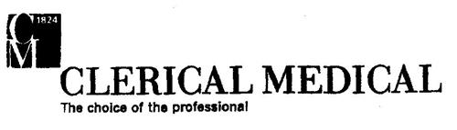 CM 1824 CLERICAL MEDICAL The choice of the professional trademark