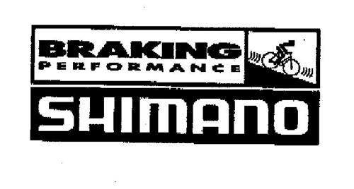 BRAKING PERFORMANCE SHIMANO trademark