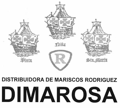 R DISTRIBUIDORA DE MARISCOS RODRIGUEZ DIMAROSA Pinta Niña Sta. María trademark