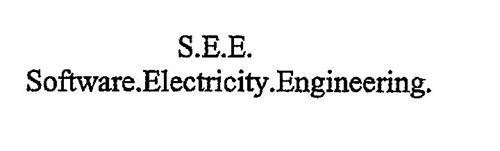 S.E.E. Software.Electricity.Engineering. trademark