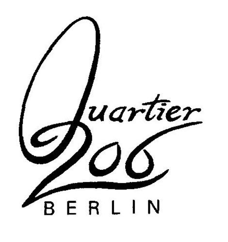 Quartier 206 BERLIN trademark