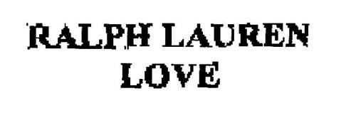 RALPH LAUREN LOVE trademark