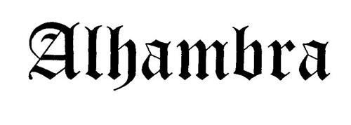 Alhambra trademark