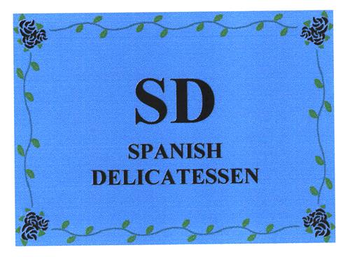 SD SPANISH DELICATESSEN trademark