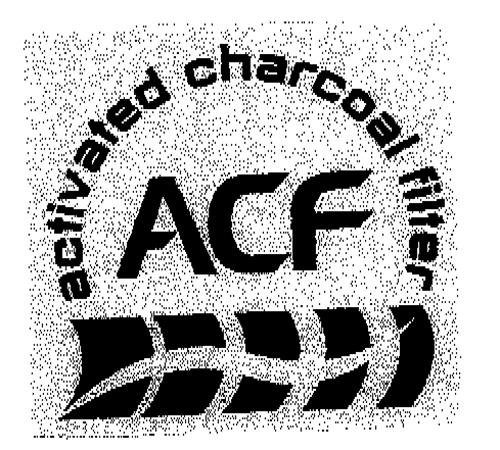 ACF activated charcoal filter trademark