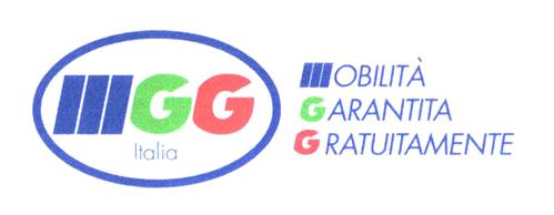 MGG Italia MOBILITÀ GARANTITA GRATUITAMENTE trademark