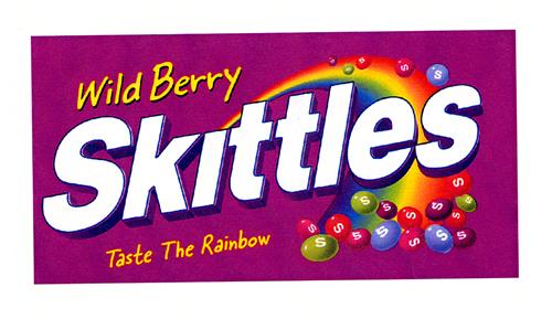 Wild Berry Skittles Taste The Rainbow trademark