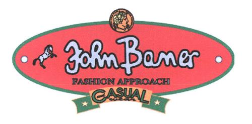 John Baner FASHION APPROACH Cool CASUAL wear trademark