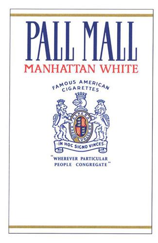 PALL MALL MANHATTAN WHITE trademark