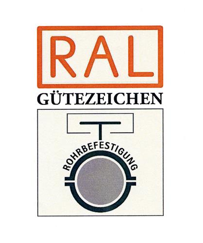 RAL GÜTEZEICHEN ROHRBEFESTIGUNG trademark