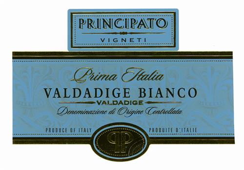 Prima Italia VALDADIGE BIANCO VALDADIGE PRINCIPATO VIGNETI trademark