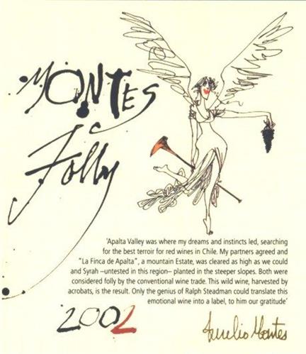 MONTES Folly 2002 Aurelio Montes trademark