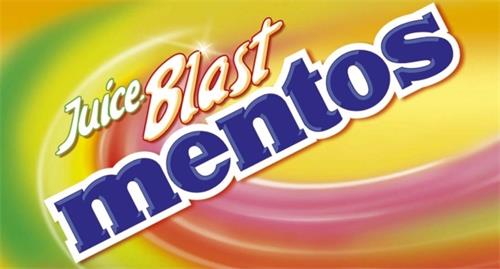 Juice Blast mentos trademark