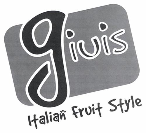 giuis Italian Fruit Style trademark