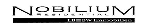 NOBILIUM RESIDENTIAL LB BW Immobilien trademark